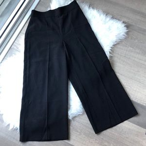 ZARA HIGH WASTED WIDE LEG PANTS